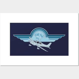 Cirrus SR22 Night Flight Posters and Art